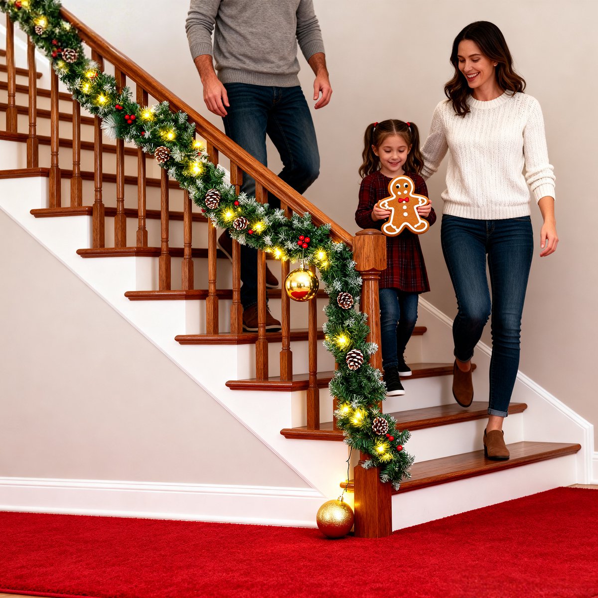 Solidchoice - Kerstguirlande met LED Verlichting 800 cm – foto 5