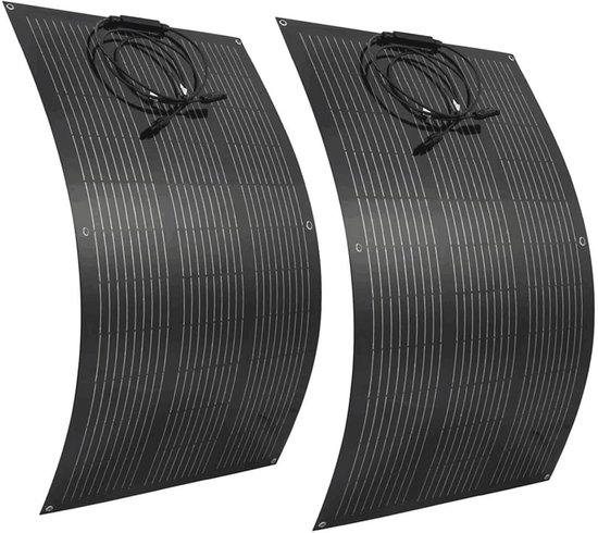 Flexibel Zonnepaneel 200W 12V - Monokristallijn Zonnepanelen voor Marine, RV, Camper, Aanhangwagen en Boot