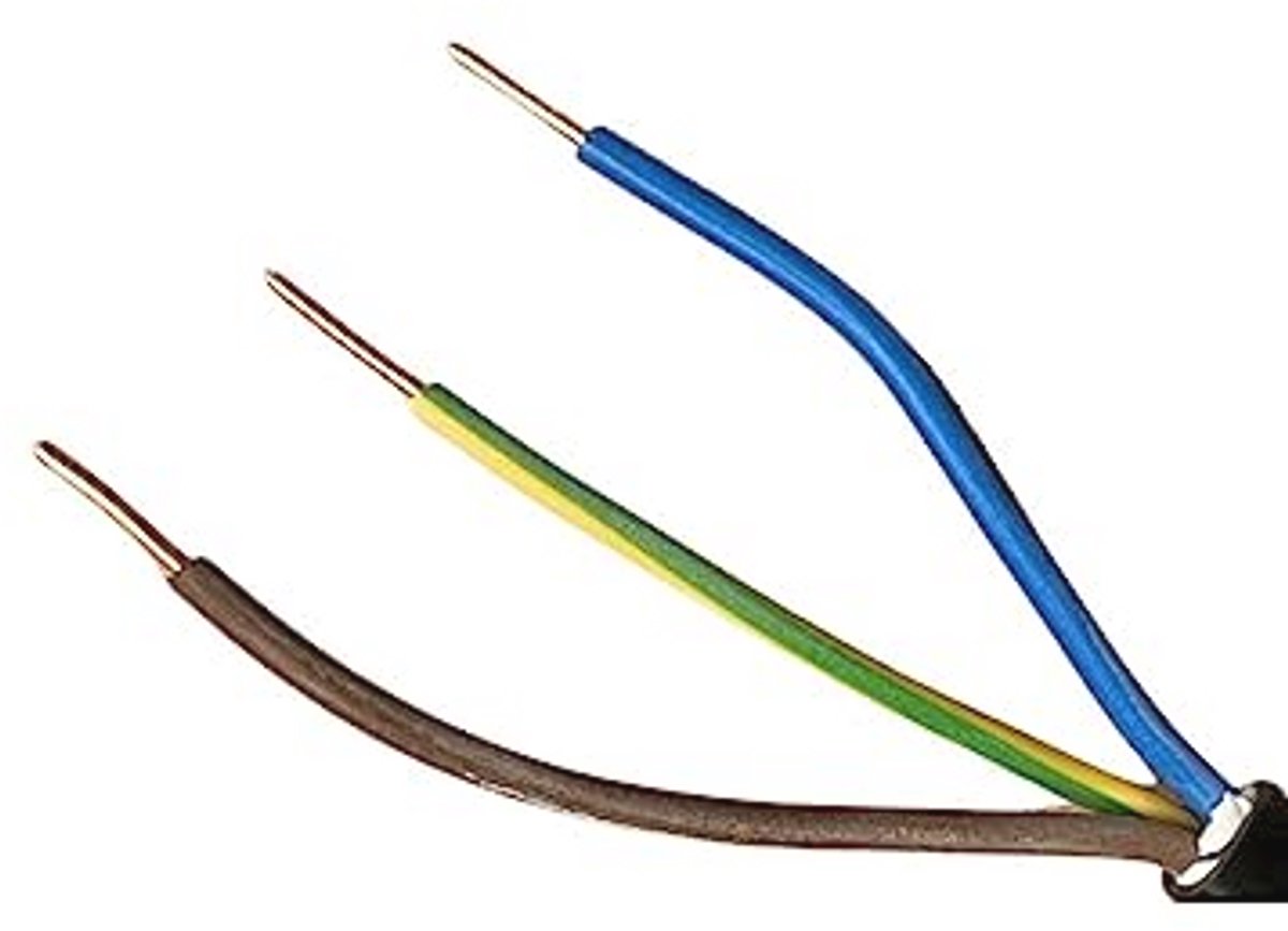 3-aderige PVC elektriciteitskabel voor binnen en buiten gebruik