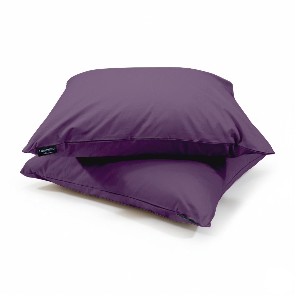 HappyBed Wineberry kussensloop set 2 stuks - 60x70 cm - 100% Katoen - Ultieme slaapcomfort