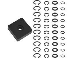 41-delige Set Veerringen met O-ringen en Installatietool voor Aambeeld Veerringen Geschikt voor Slagmoersleutels