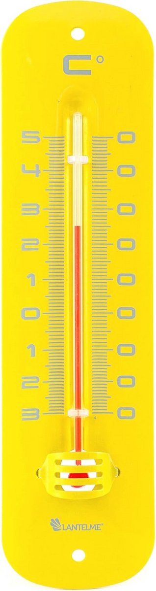 Tuintermometer 19 cm - Metalen thermometer voor binnen en buitengebruik