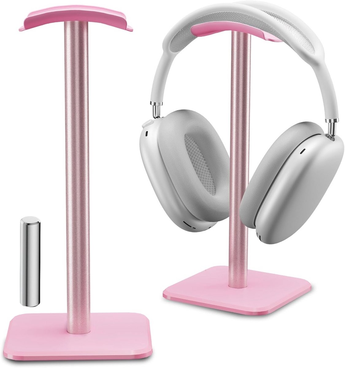 Hoofdtelefoonstandaard met Gewogen Basis en Verhoogde Hoogte voor Gaming en Desktopearphones