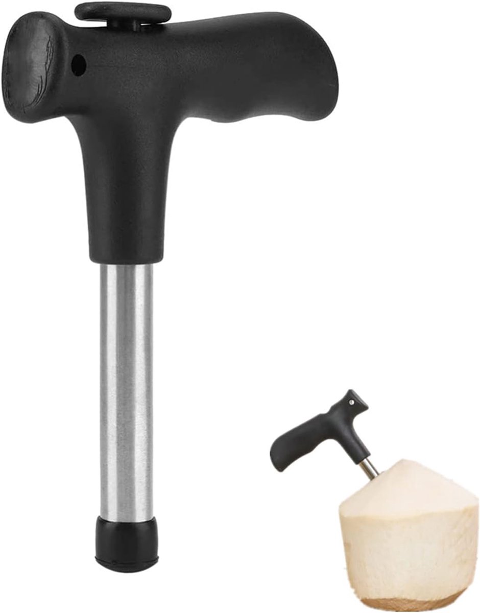 Coconut String - Corer - Durable Stainless Steel Fruit Opening Cutter - Hole Tool