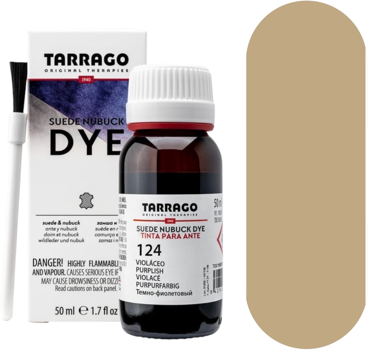 Tarrago suede dye - 030 - beige - 50ml