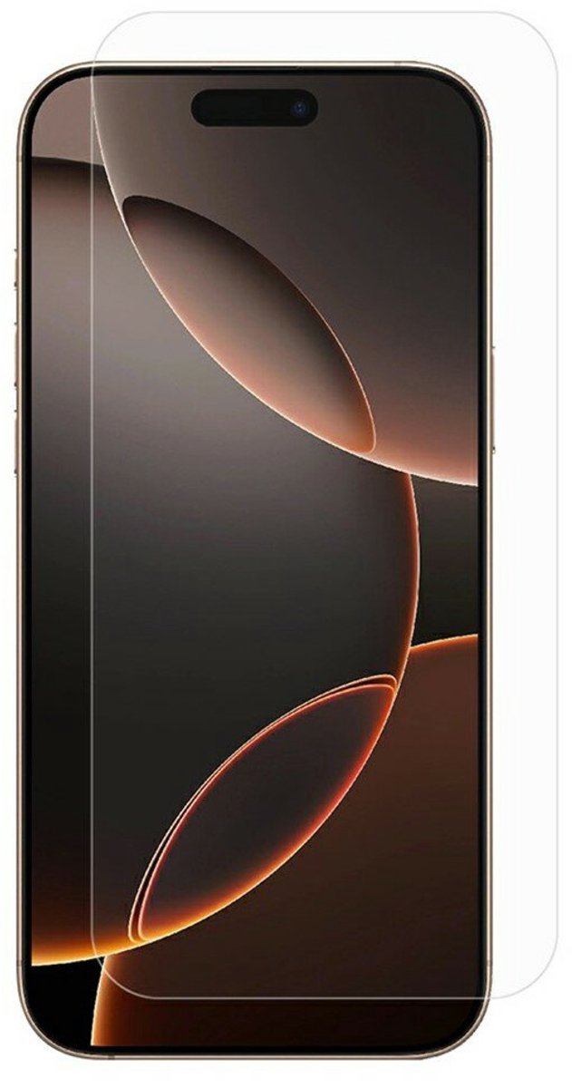 Tempered glass screenprotector voor iPhone 17 Pro - Transparant