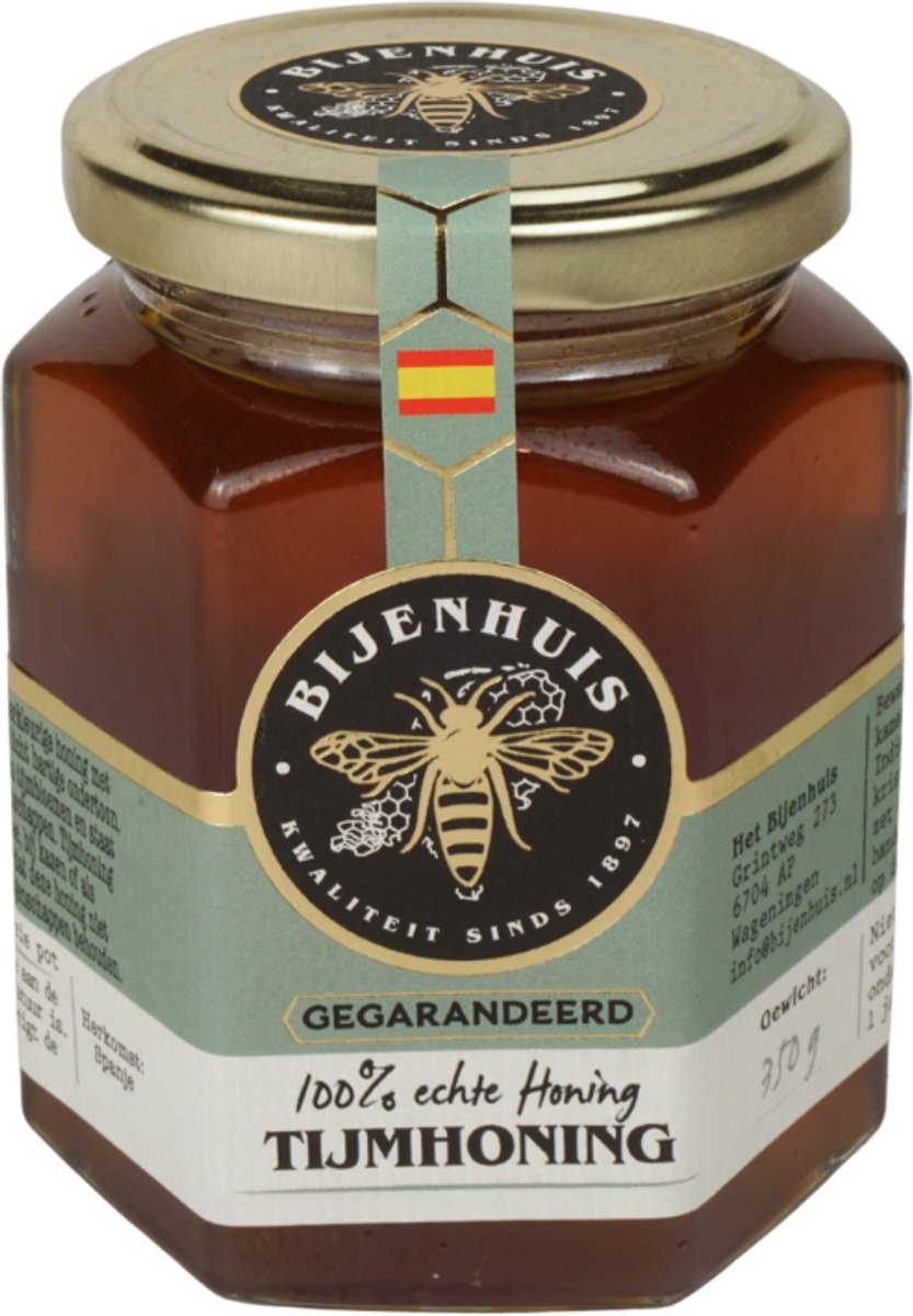 Het Bijenhuis Wageningen - Tijmhoning - 350 g