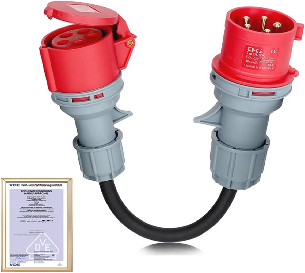 Cee Adapter 32A naar 16A – Vermogen Adapter