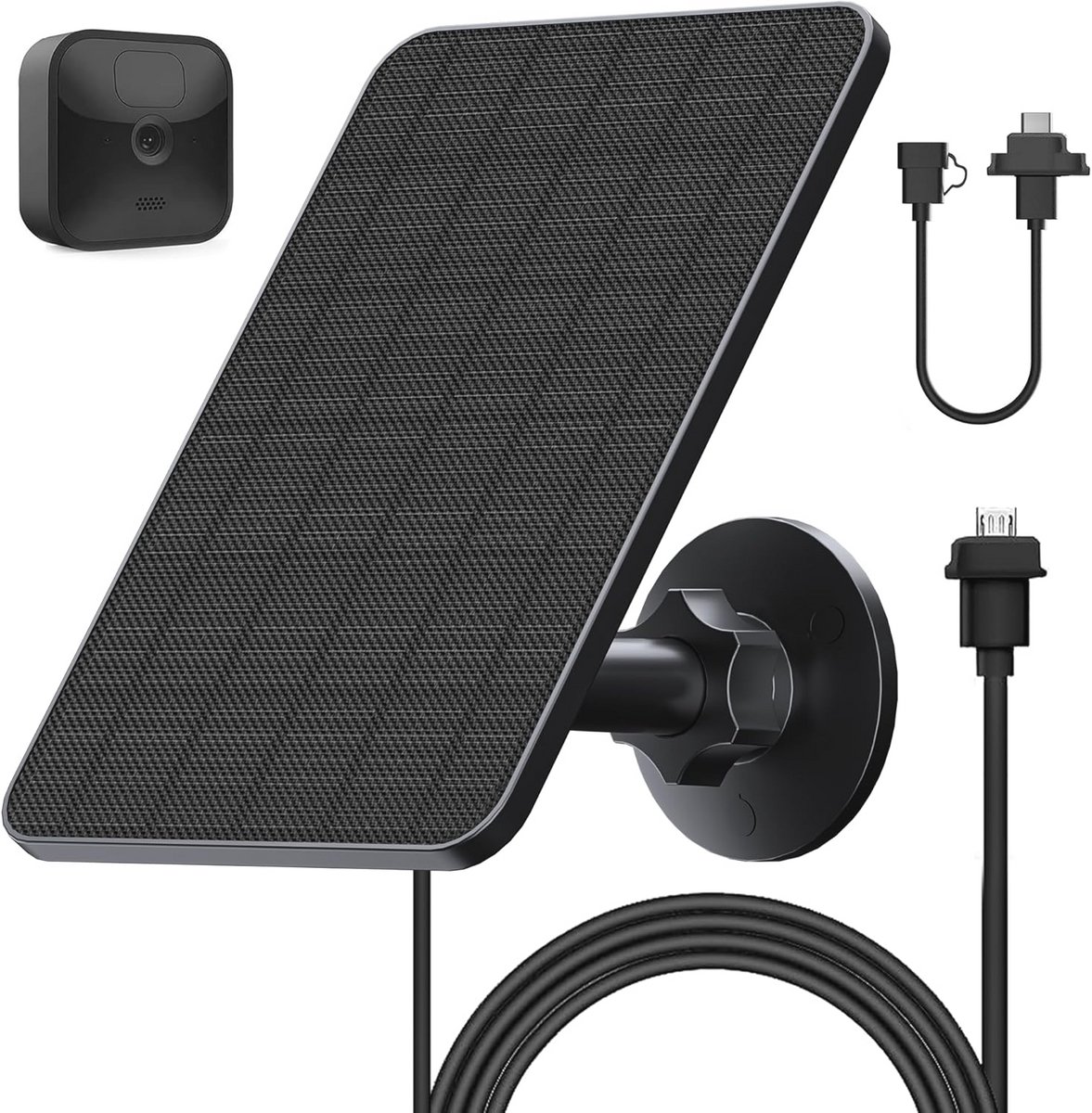 Zonnepaneel voor Buitencamera 4W - IP66 Waterdicht en Weerbestendig