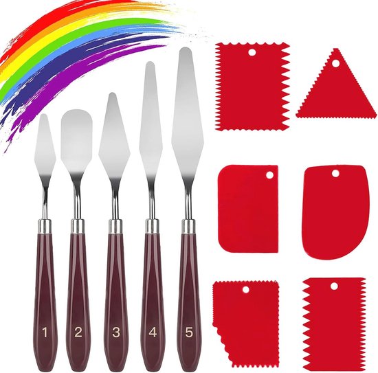 Plastic Schraper - Voor het verwijderen van stickers - 10 stuks