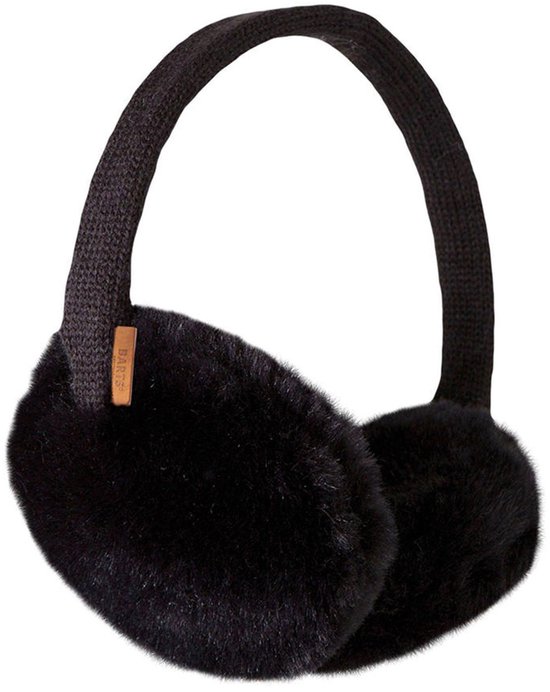 Barts Plush Earmuffs Oorwarmers Dames - One size - Zwart