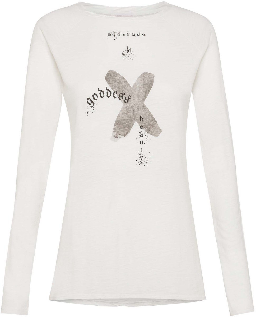 Deha Graphic Langere Mouw T-Shirt - Fashion Wear - Vrouwen