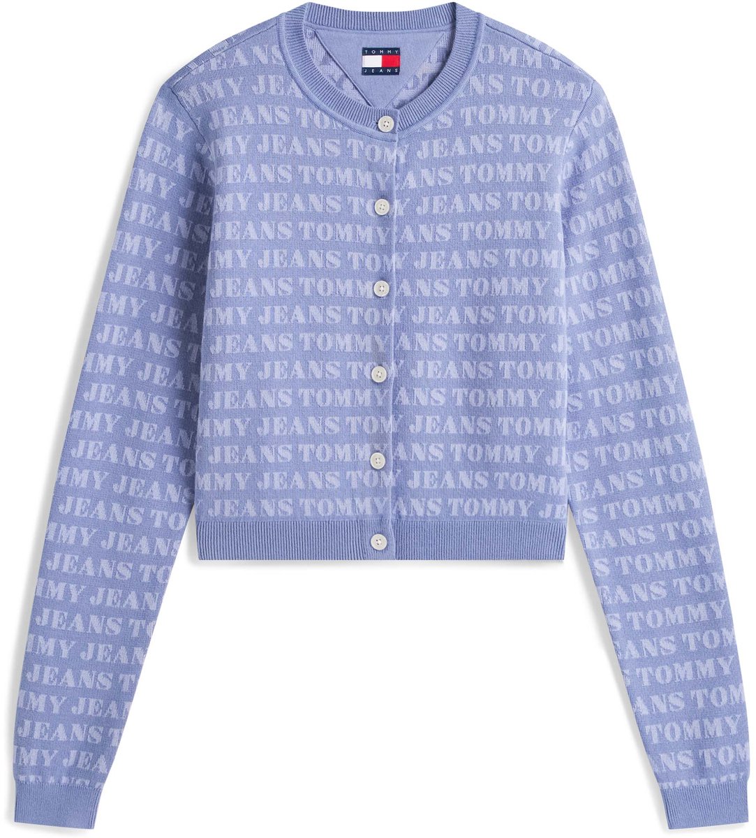 Tommy Jeans Tjw Aop Crop Crew Ca Trui - Fashion Wear - Vrouwen