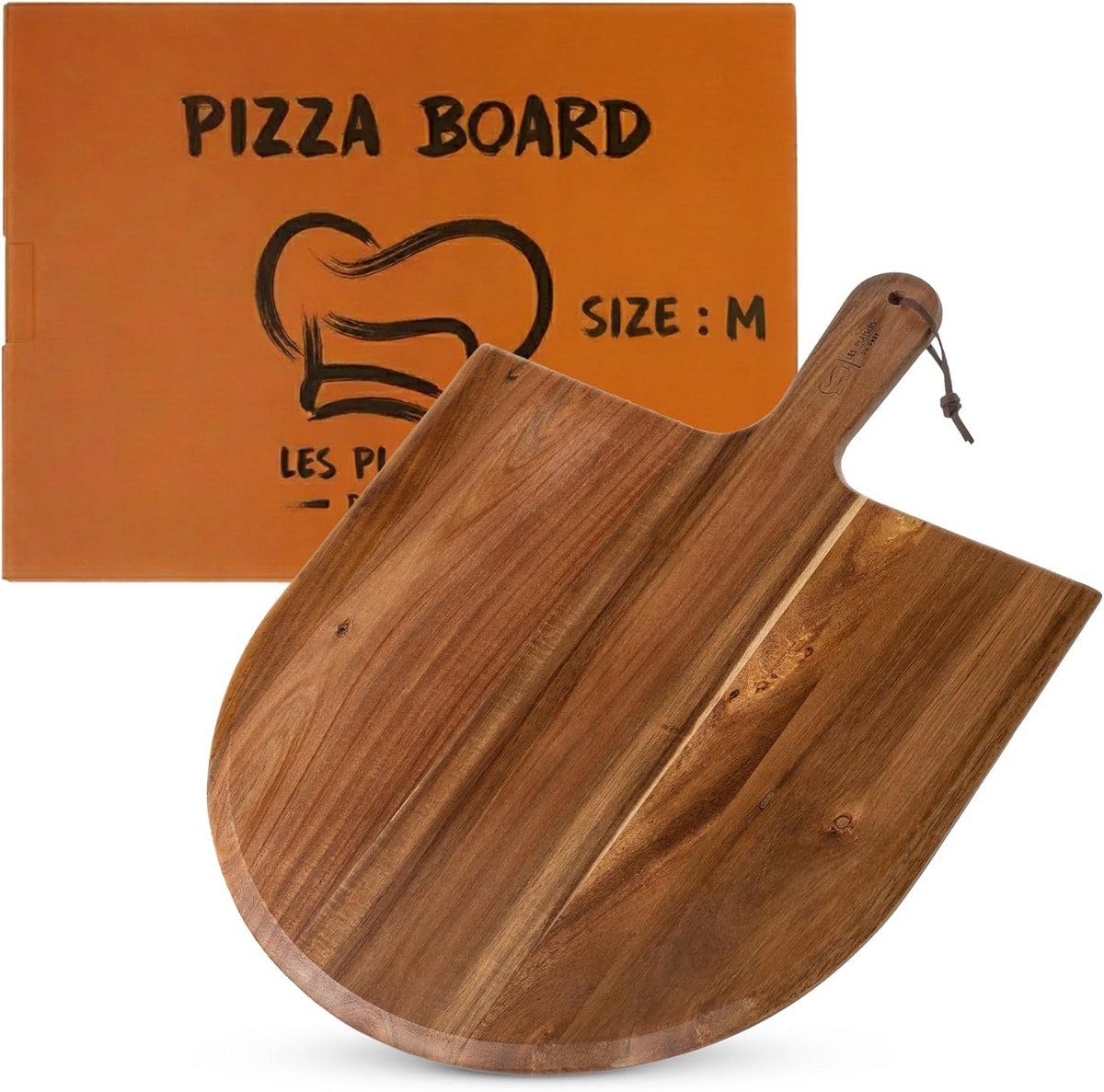 Ronde Serveerplank van Acaciahout voor Pizza, Tapas en Brood - Medium