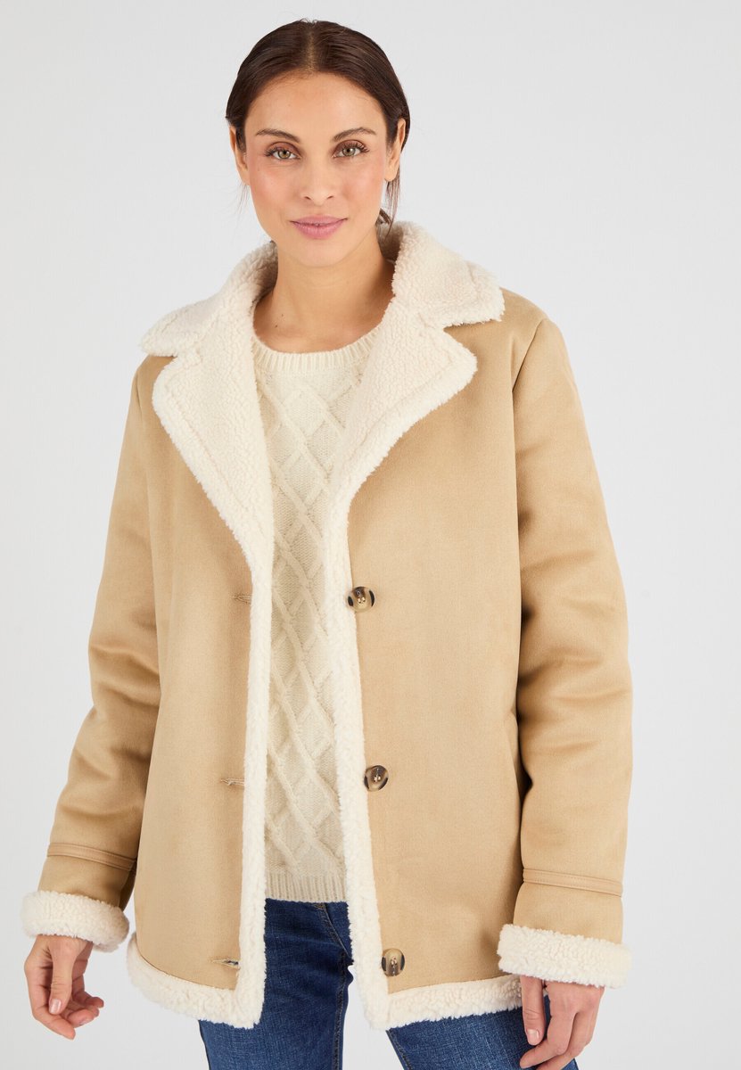 Damart Jack suède imitatievacht Dames – 38-40 Bruin