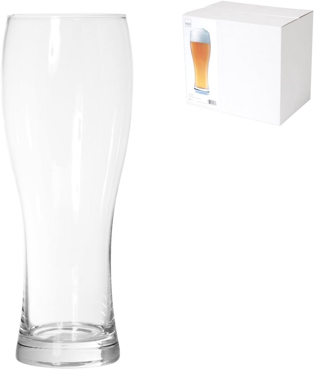 Set van 6 Weizen Bierglazen 500cl voor Bierliefhebbers