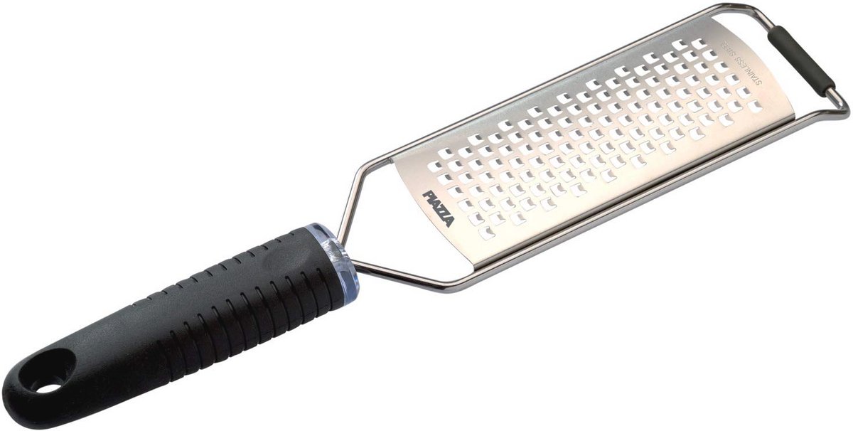 Roestvrij Stalen Rooster met Niet-Slip Handvat - 31,5 cm Lengte, 13,5 cm Breedte, 6,5 cm Hoogte