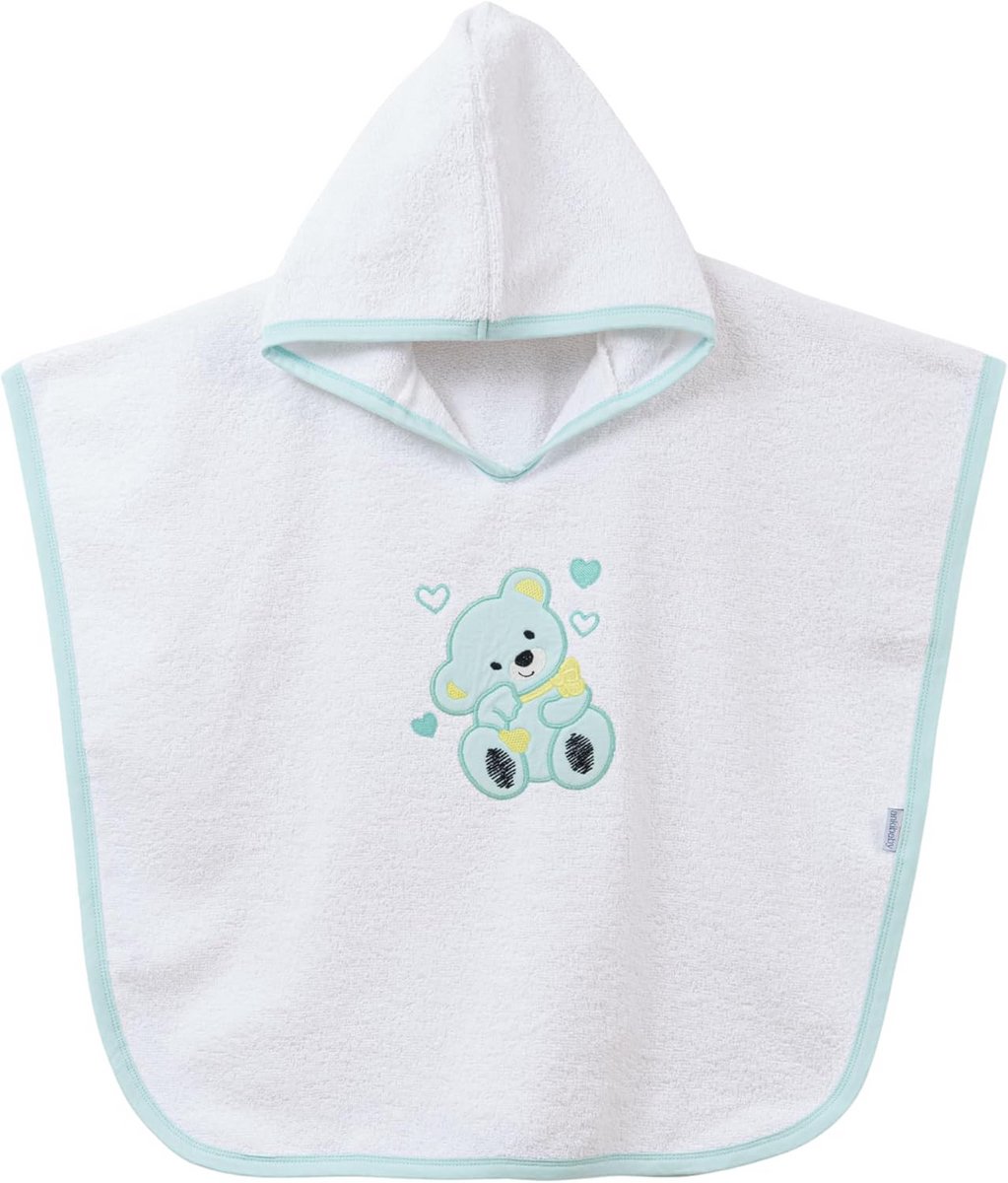 Zachte Katoenen Baby Badponcho met Sterren - Absorberend & Huidvriendelijk