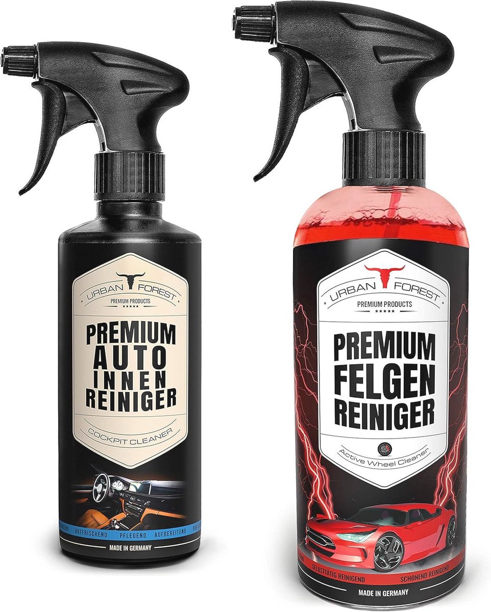 Voordeelset Auto-Reinigingsproducten - Premium Interieur- en Velgenreiniger