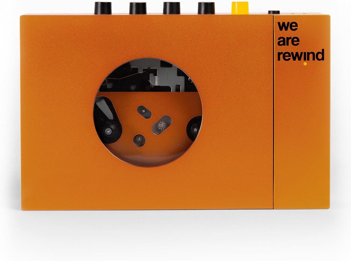 Draagbare Cassettespeler met Bluetooth - Hifi en Retro Muziekspeler
