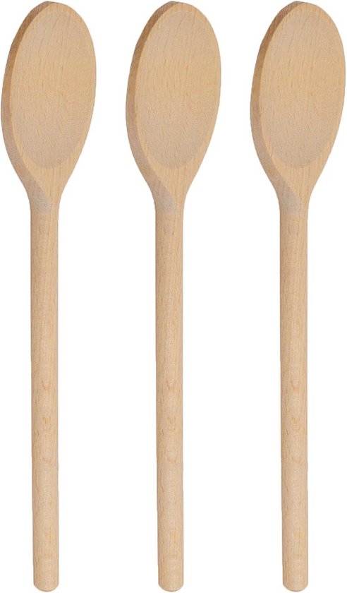 Zulay Kitchen Premium houten keukengerei om te koken - 6 stuks anti-aanbakset zachte comfortabele grip houten kookgerei - gladde afwerking teak houten Zulay Kitchen Premium houten keukengerei om te koken - 6 stuks anti-aanbakset zachte comfortabele grip houten kookgerei - gladde afwerking teak houten