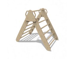 Montessori Klimrek Verstelbare Pikler Driehoek Berkenhout