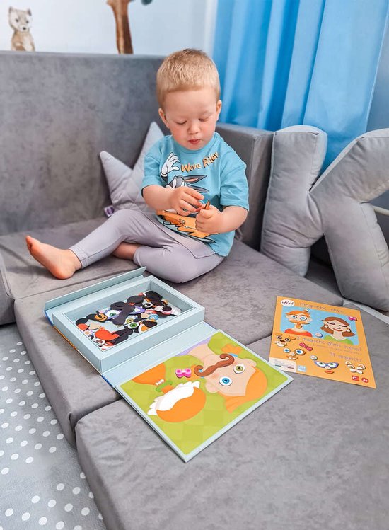 Flumi opvouwbare mini kindersofa - zachte kinderbank met uitklapfunctie en afneembare hoes, grijs van Flumi — afbeelding 4