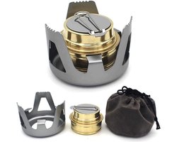 Alcoholbrander - Camping kookgereiset - Draagbare outdoor Mini Alcoholbrander - Ultralight Camping Kookgerei Set - Draagbare alcoholbrander - Met Handvat - Alcohol Kooktoestellen - voor Buiten Kamperen, Wandelen, Backpacken, Picknick
