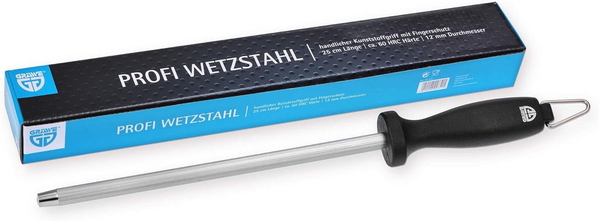 Professionele Slijpstaal 25 cm, hardheid 59 HRC voor optimale snijprestaties