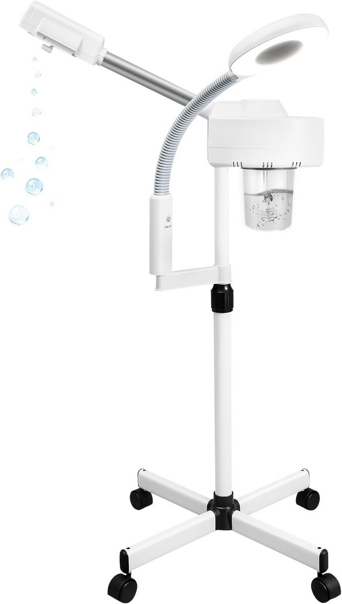 2-in-1 Gezichtssauna & Verdamper met Ozon - Huidverzorging Apparaat voor Professionals
