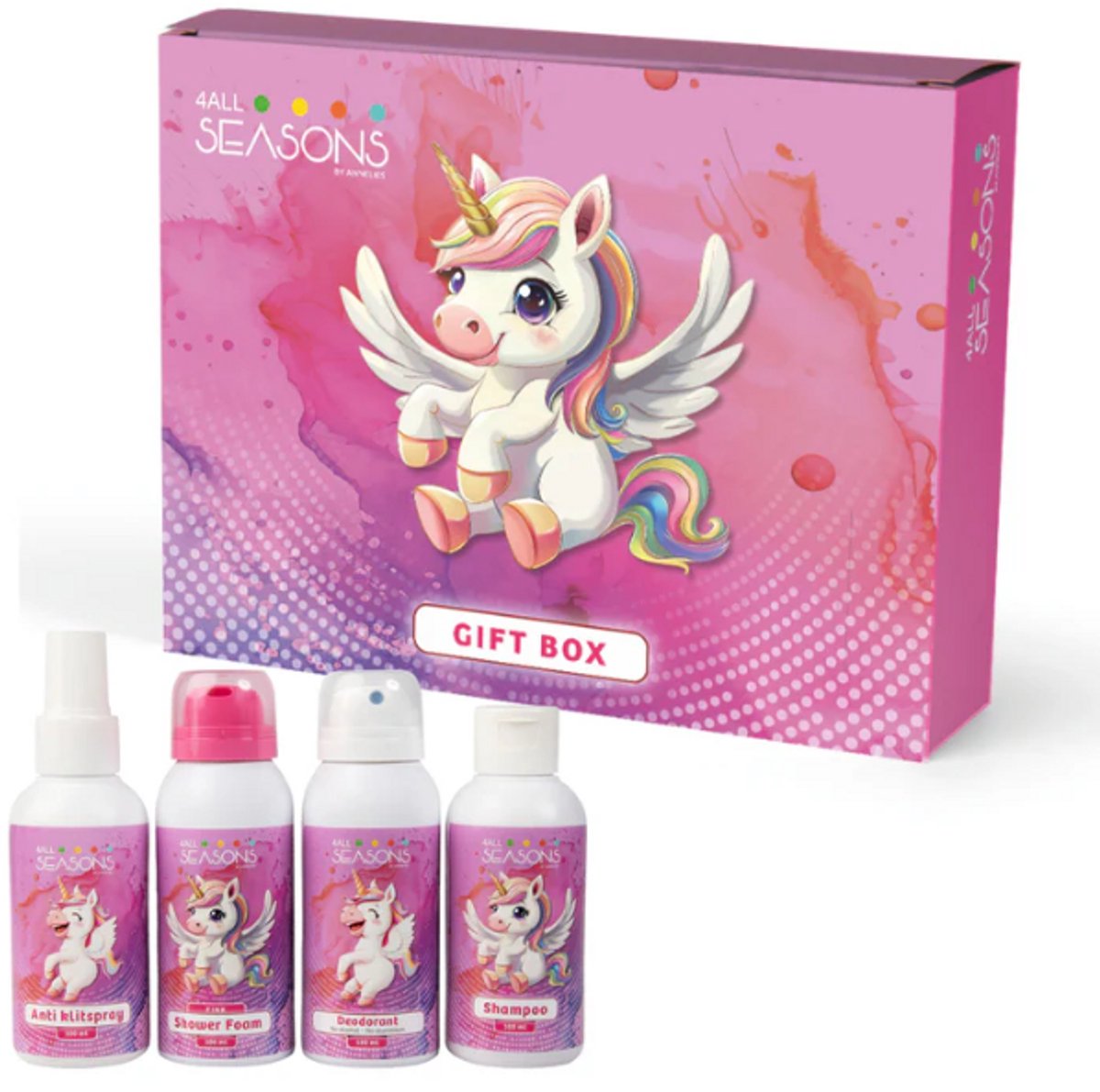 4All Seasons - Gift Box Unicorn (4-delig)