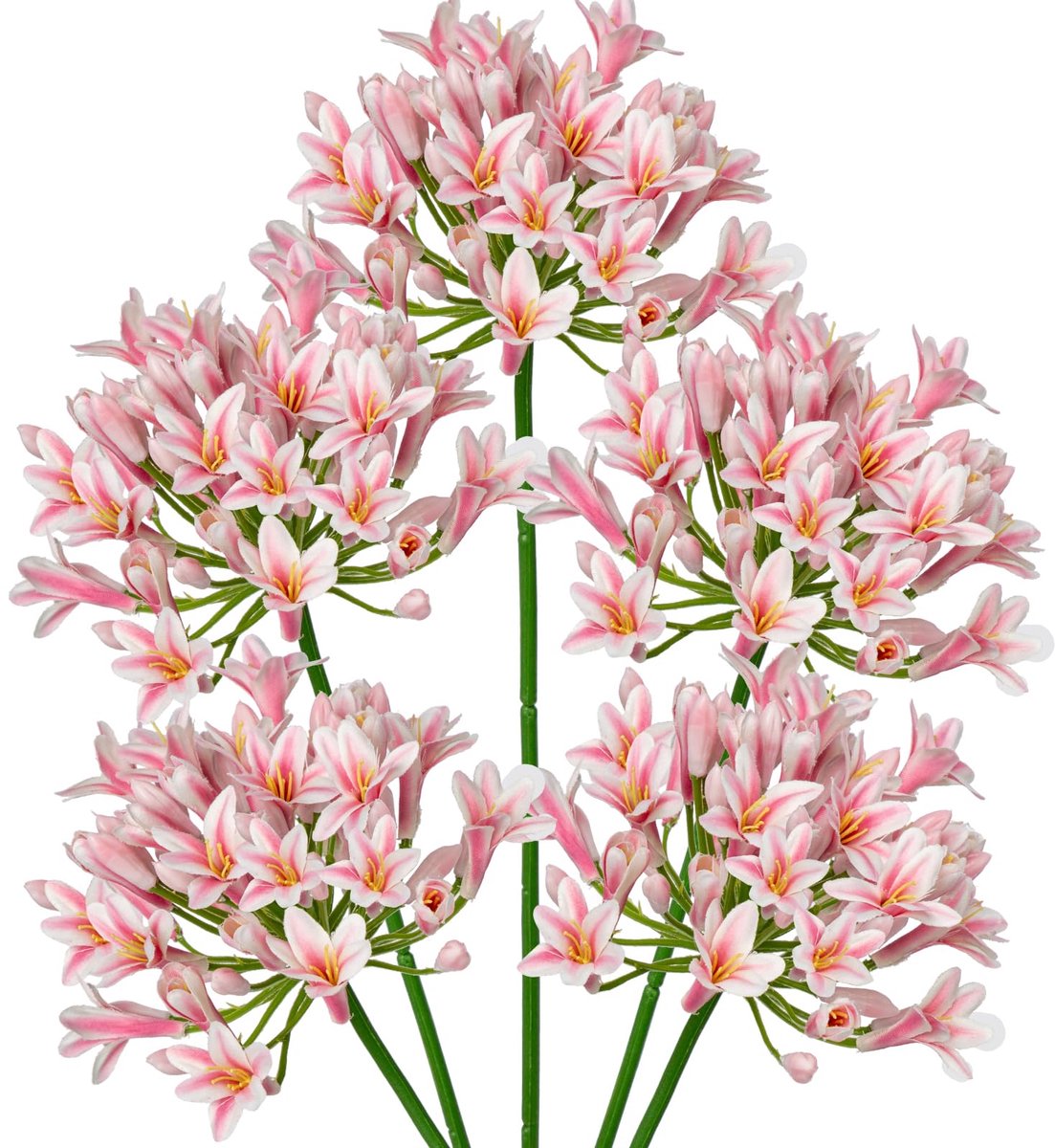 Unyqoos Set van 5 Roze Sierlelies van 75 cm voor Decoratieve Bloemstukken