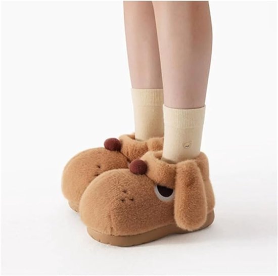 Women's Winter Slippers, Warm Ladies Slippers, Non-Slip and Comfortable Plush Winter Slippers Shape and Plush House Slippers (38/39 EU, Coffee), Coffee, 38 EU Women's Winter Slippers, Warm Ladies Slippers, Non-Slip and Comfortable Plush Winter Slippers Shape and Plush House Slippers (38/39 EU, Coffee), Coffee, 38 EU
