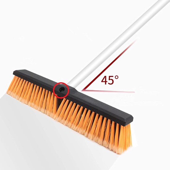 Zware Duwveegmachine met Stijve Borstels - 45 cm Breed voor Tuin en Terras van Merkloos	 — afbeelding 4