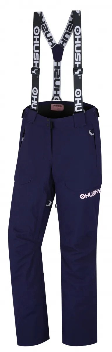 Husky skibroek voor dames Grati L Stretch 20.000 membraan Donker Blauw