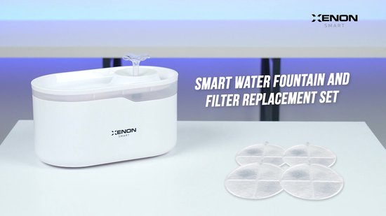 EMOS GoSmart Kattenfontein 2,6 L Met Filtratiesysteem WLAN Pet Care Drinkfontein Voor Hond En Kat App Drinkwaterfontein Waterfontein Huisdieren Zoetwaterdispenser Grijs 1988000637 EMOS GoSmart Kattenfontein 2,6 L Met Filtratiesysteem WLAN Pet Care Drinkfontein Voor Hond En Kat App Drinkwaterfontein Waterfontein Huisdieren Zoetwaterdispenser Grijs 1988000637