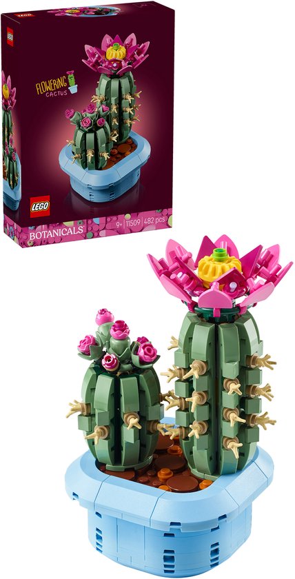 LEGO Botanicals Cactus Fleuri - Ensemble Décoration Plantes - 11509