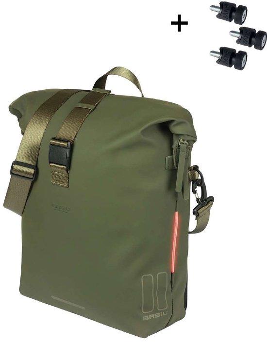 Basil SoHo MIK STUDS Sacoche de vélo 17L, vert, 85.30 CHF Basil SoHo MIK STUDS Sacoche de vélo 17L, vert, 85.30 CHF