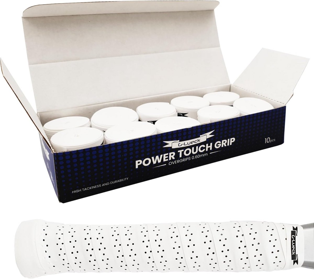 Tennis Overgrip Set (10 stuks) - Anti-slip voor Padel, Squash & Badminton Rackets - Extra Grip
