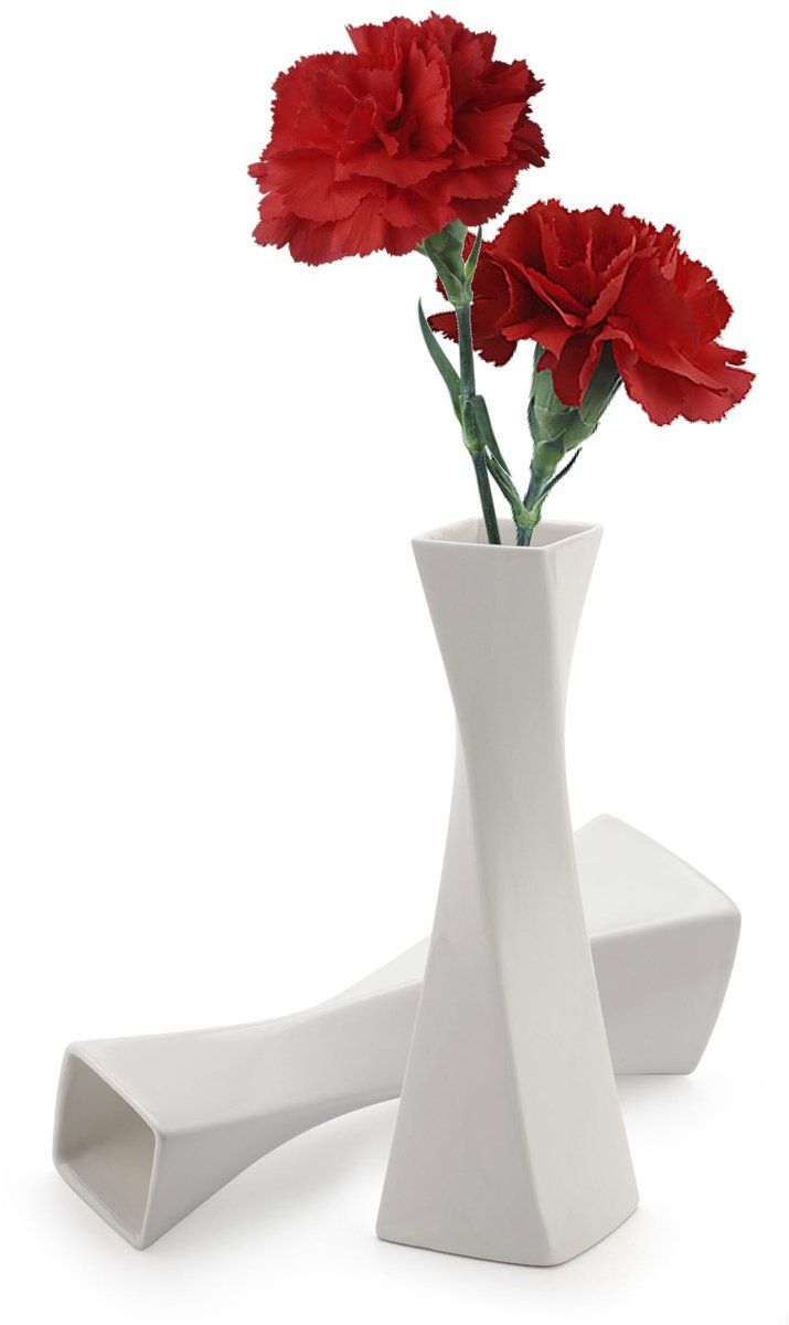 IMPERATORIS® Keramische Vaas Set – Decoratieve Vazen voor Interieur en Woondecoratie – 2 stuks