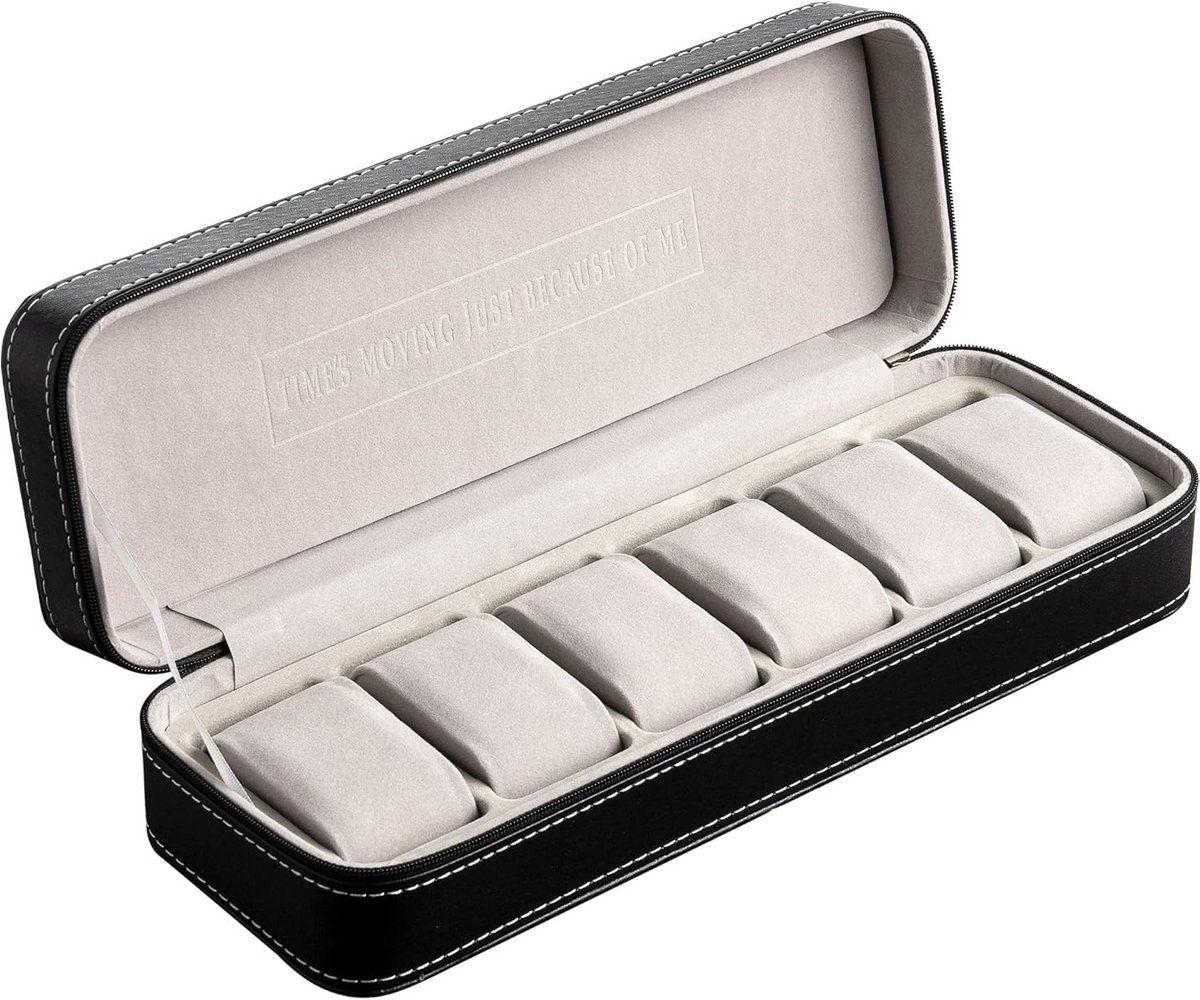 Horlogedoos met 10 vakken, luxe opslag voor horloges en sieraden
