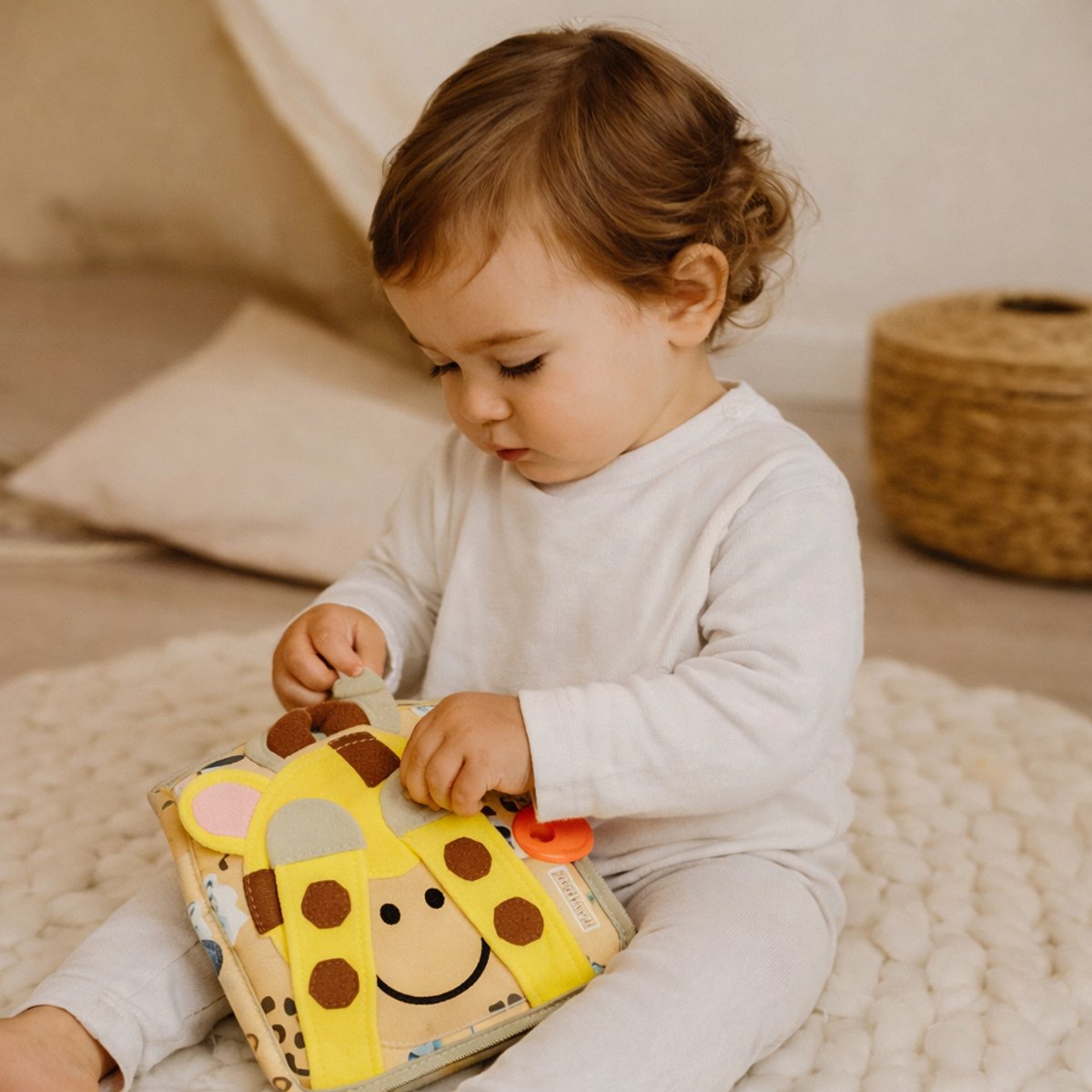Montessori Activiteitenboekje Giraffe - Sensorisch Speelgoed - Extra Dik - Busy Board - Educatief Speelgoed - Montessori - Speelgoed - Inclusief Tas - Leeftijd 2 tot 7 Jaar — afbeelding 15