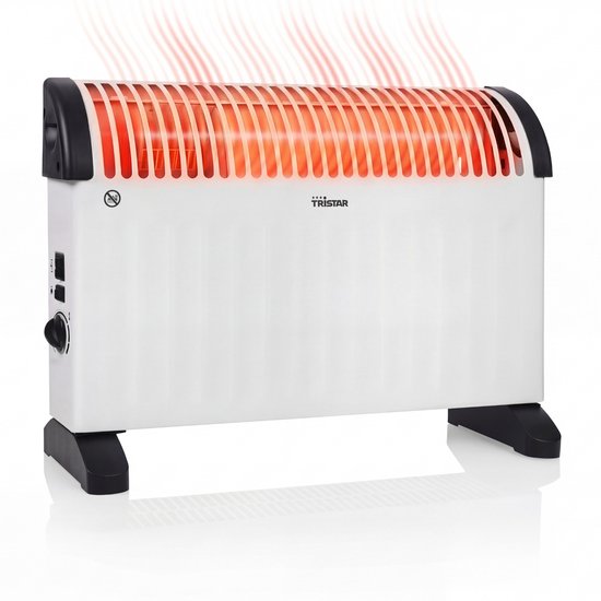 Tristar KA-5166 Convector kachel - 3 Warmtestanden - Regelbare Thermostaat - Turbo Functie - 750W - 1250W - 2000 W - Ventilatorstand