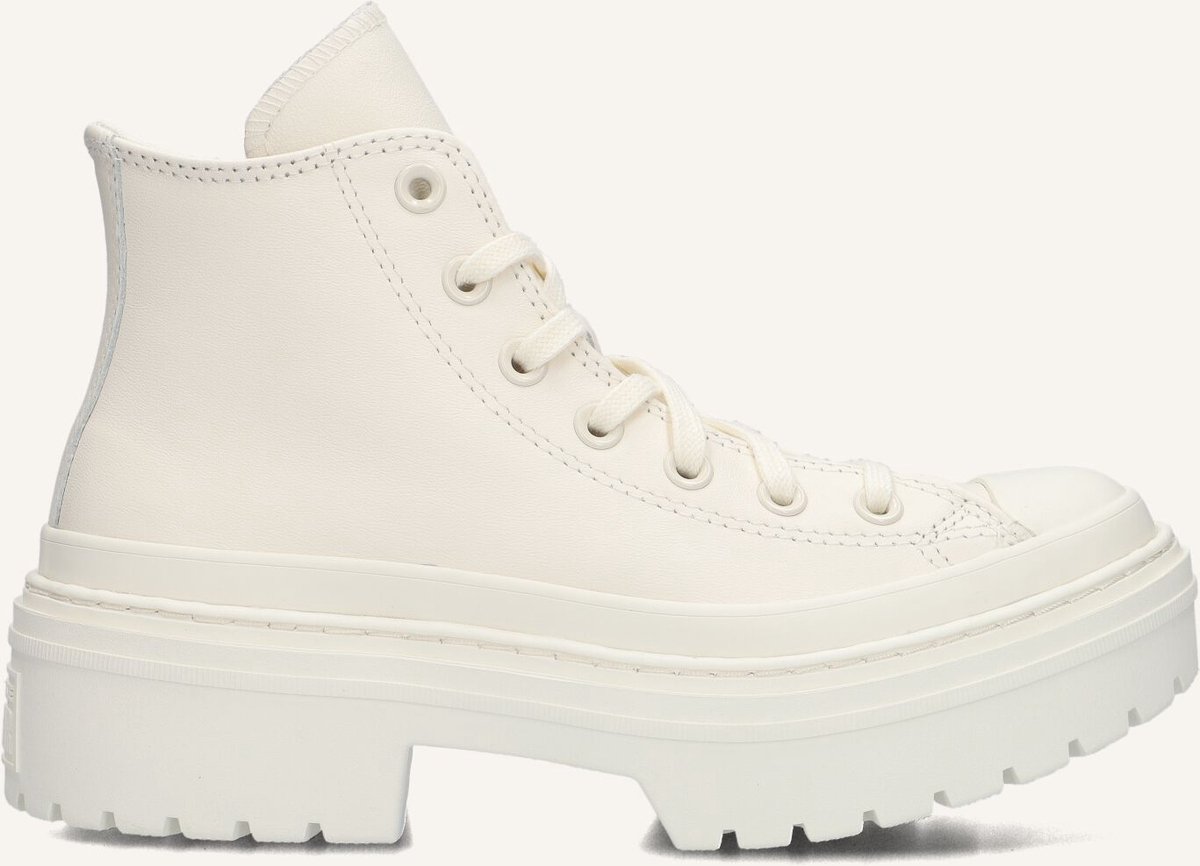 Converse Chuck Taylor All Star Heel Hi Sneakers Dames Leren Sneaker Wit