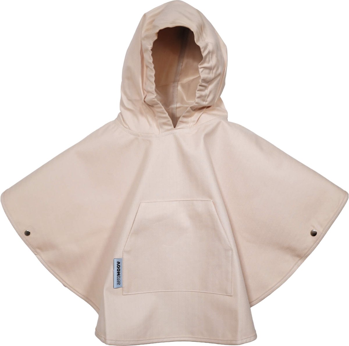 AeroMoov Regenponcho - 9-36 Maanden - van Baby tot Peuter - voor Autostoel & Kinderwagen - Waterdicht & Lichtgewicht - Chevron Cream