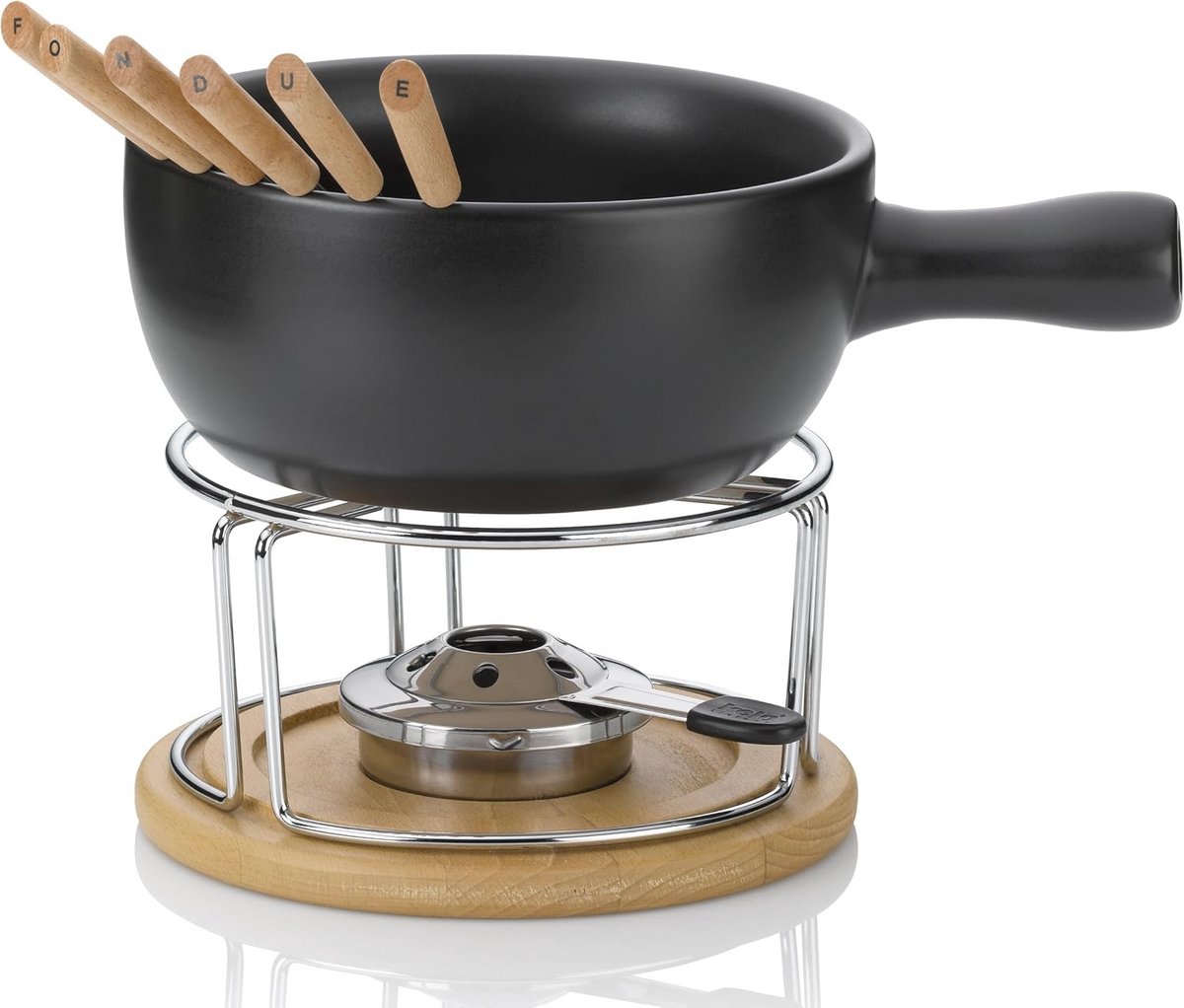 Kaasfondue Set met Vuurvast Keramiek voor Gezellige Avonden