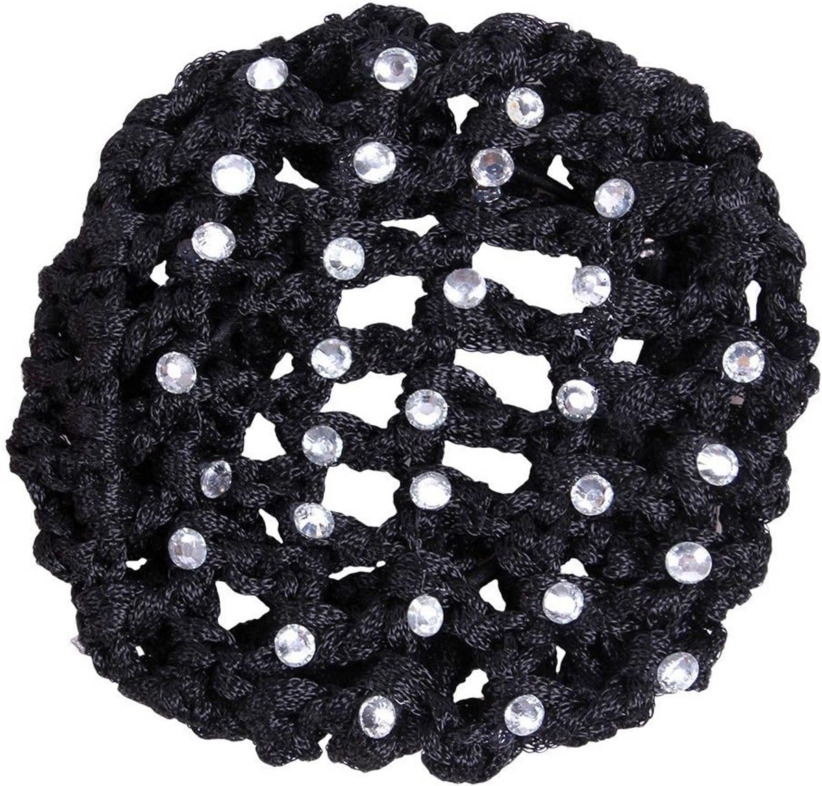 Stijlvol haarnetje voor paardenverzorging met strass details