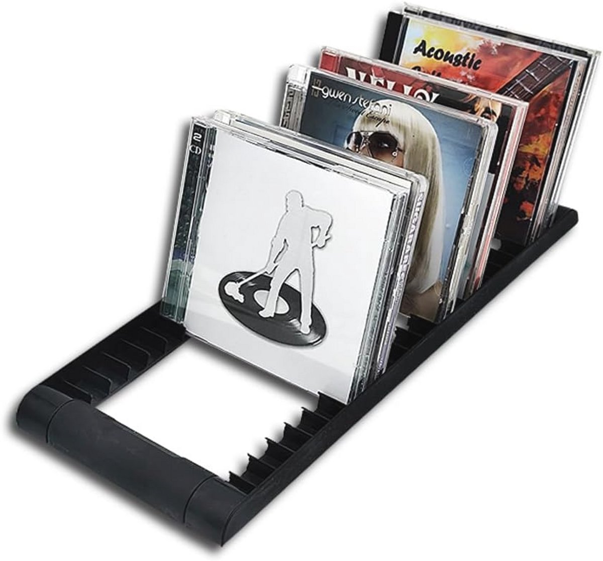 cdklapper voor 20 cd's - kunststof cd-organizer voor snelle selectie