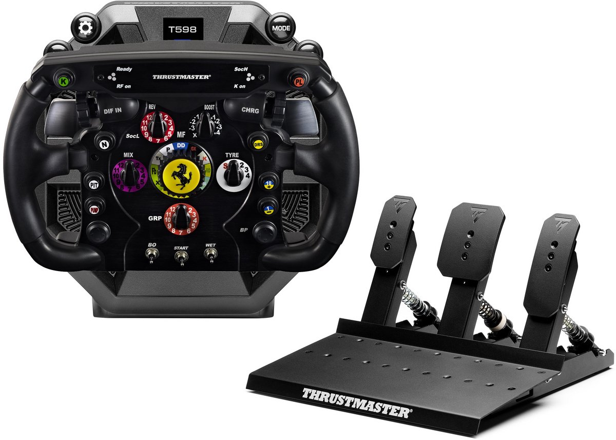 Thrustmaster F1 Direct drive Kit – T598 Servo Base + F1 Wheel Add-On + Raceline Pedals III – PS5 -PS4 - PC