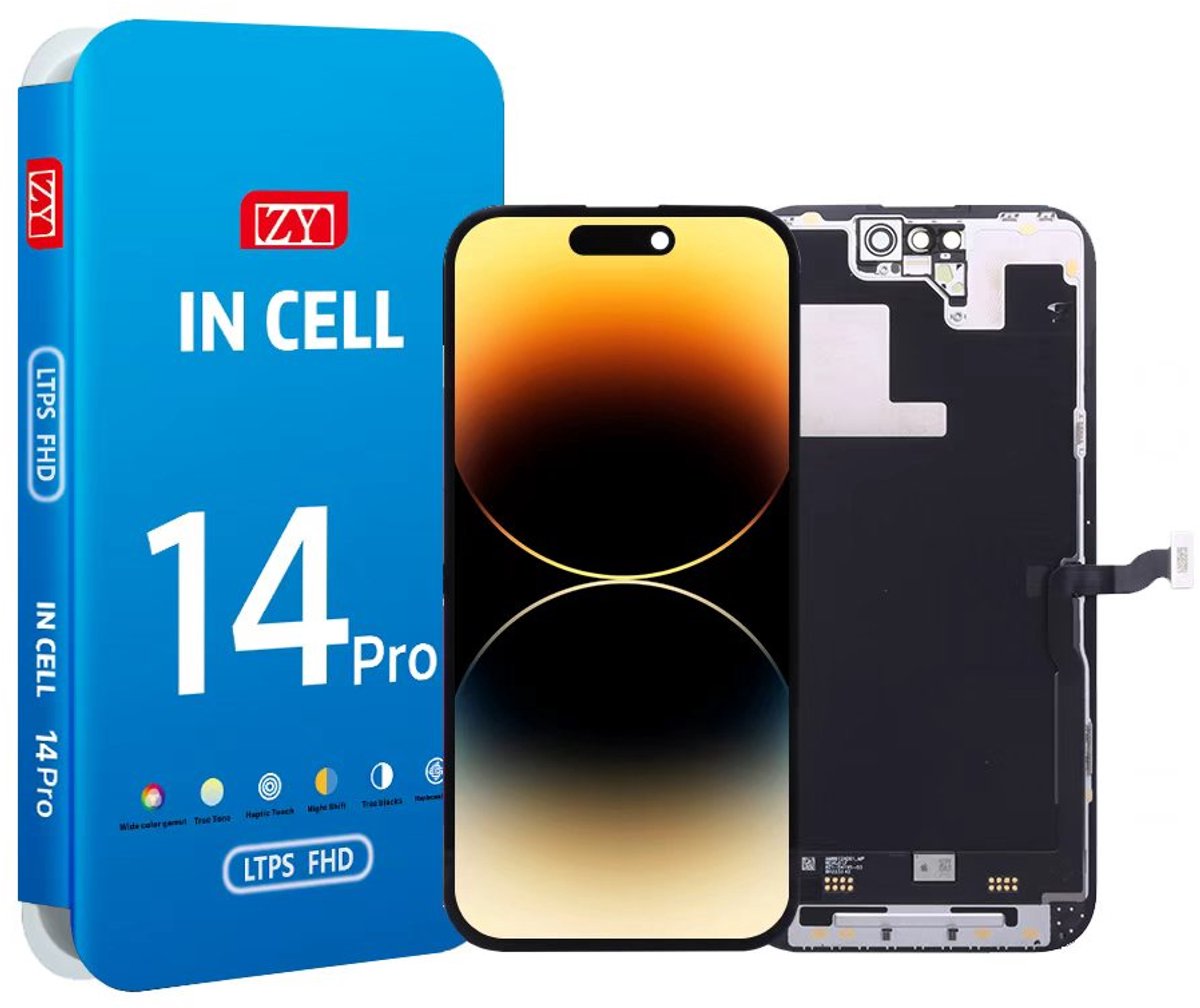 ZY Incell COF LCD scherm voor iPhone 14 Pro – 120Hz – vloeiende weergave – IC overzetbaar